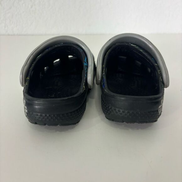 Star Wars x Crocs Black with Silver Clog Shoes Baby Size 4 - Picture 5 of 7